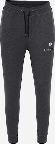 MOROTAI Sportbroek 'CORPORATE' in Grijs: voorkant