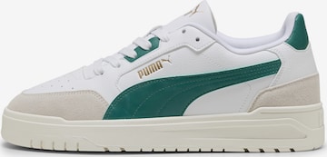 Baskets basses 'Shuffle Downtown' PUMA en blanc : devant