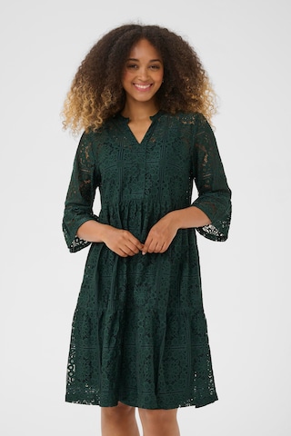 Cream Dress 'Tiley' in Green: front