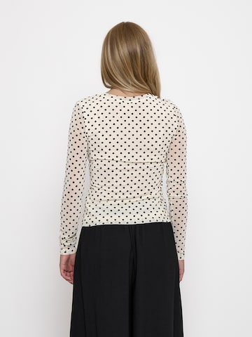 Haut 'Rolo' Peppercorn en beige