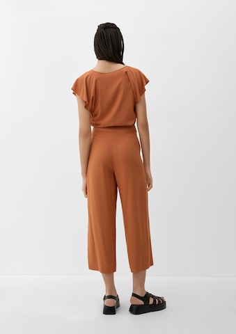 QS Wide leg Trousers in Brown