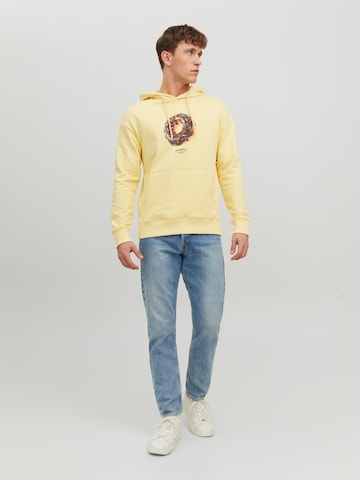 JACK & JONES Sweatshirt 'Dimensional' in Yellow
