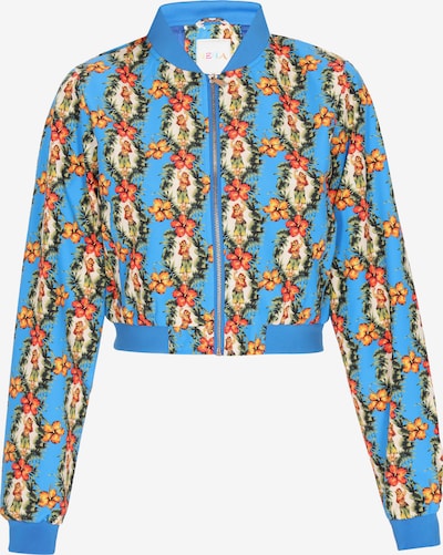 Demisezoninė striukė iš IZIA, spalva – mėlyna / mišrios spalvos, Prekių apžvalga