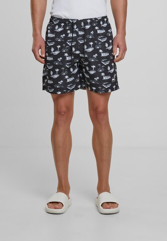 Urban Classics - Bermudas en negro: frente