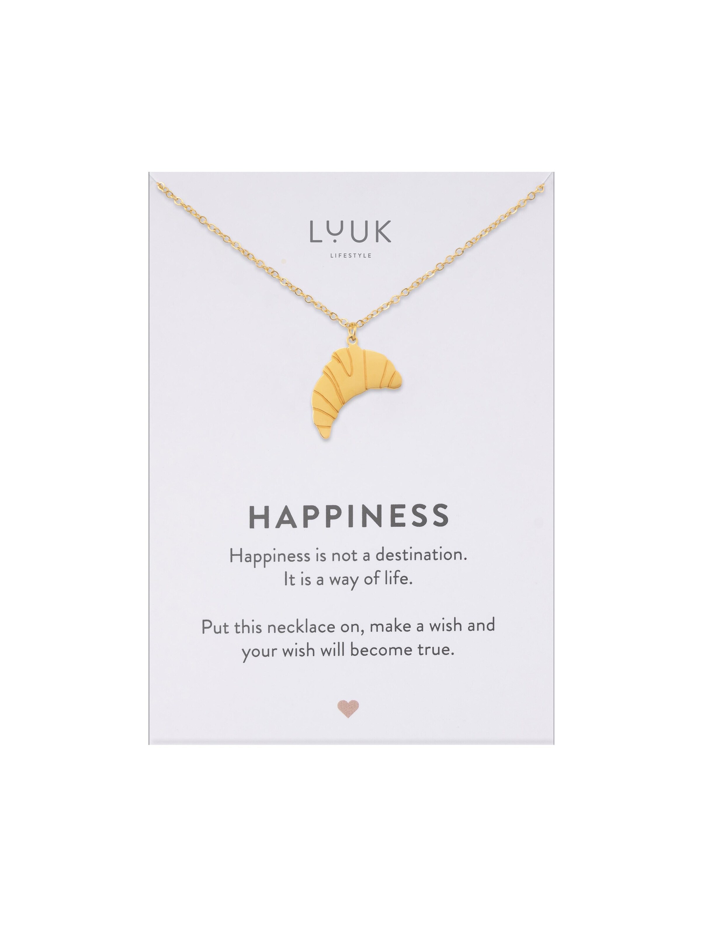 LUUK LIFESTYLE Necklace in Gold