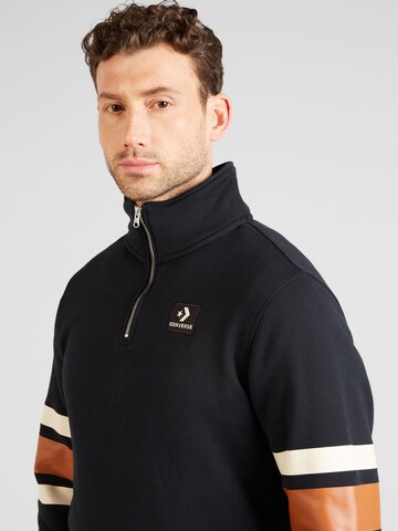 CONVERSE - Sweatshirt 'STAR CHEVRON  SKATE' em preto