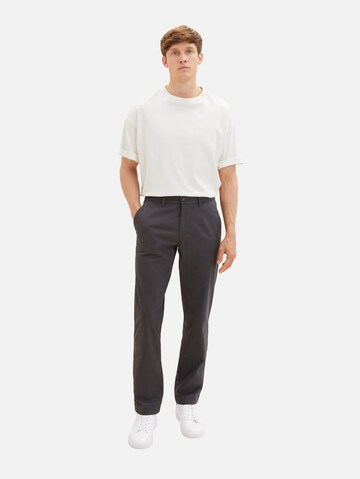 TOM TAILOR Regular Chino Pants in Grey