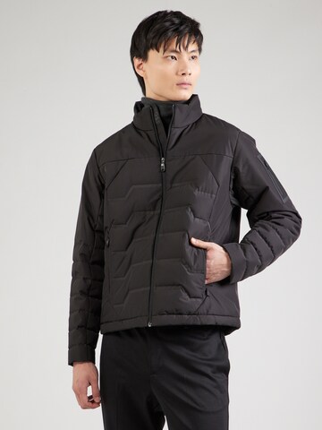 Veste mi-saison 'J_Kharan' BOSS en noir : devant