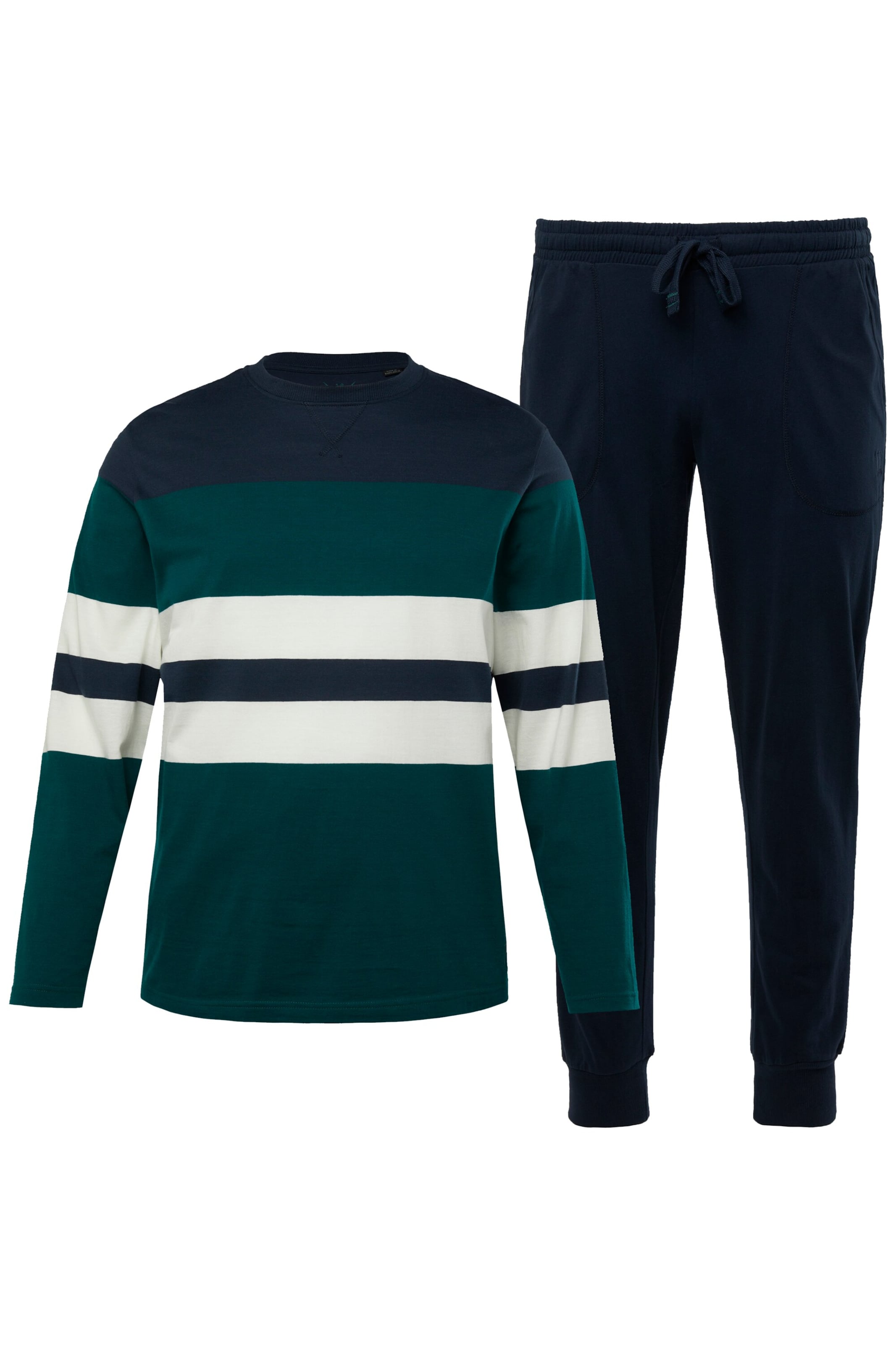 JP1880 Pyjama lang in Grün: Vorderseite