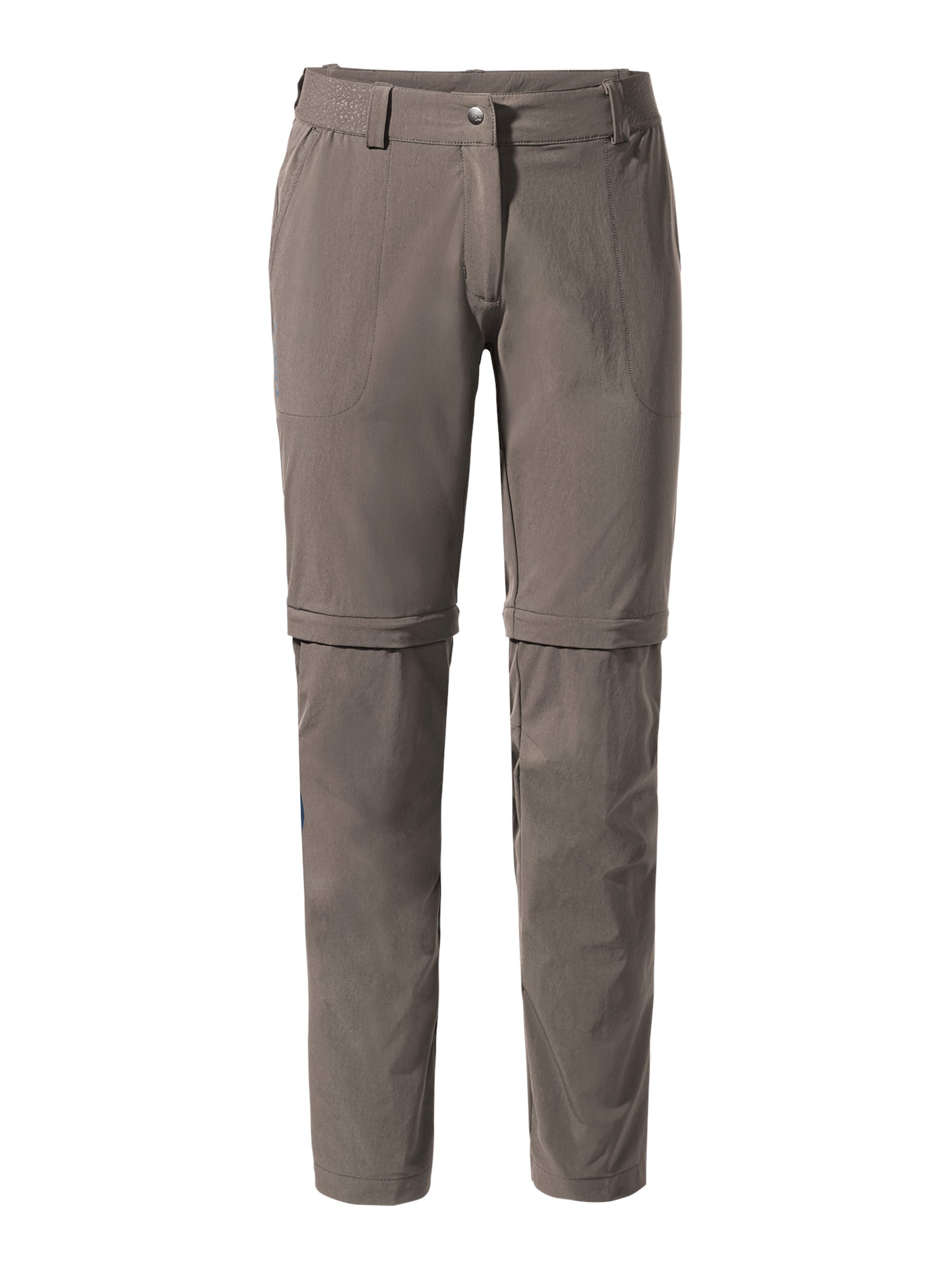 VAUDE Outdoorbroek 'Farley II' in Bruin: voorkant