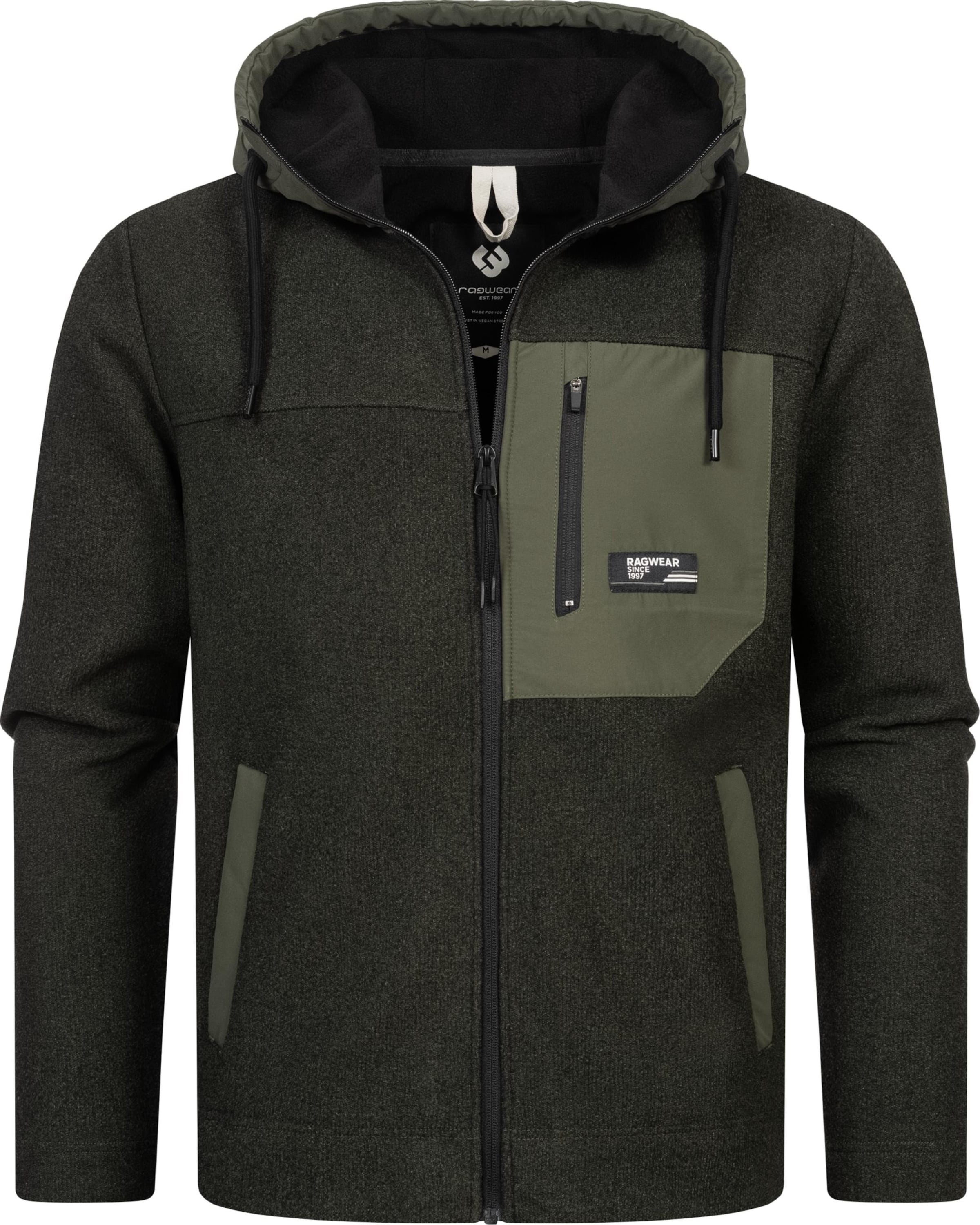 Ragwear Флисовая куртка 'Brodney' в Зеленый