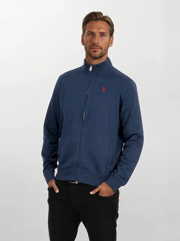 U.S. POLO ASSN. Sweat jacket in Blue