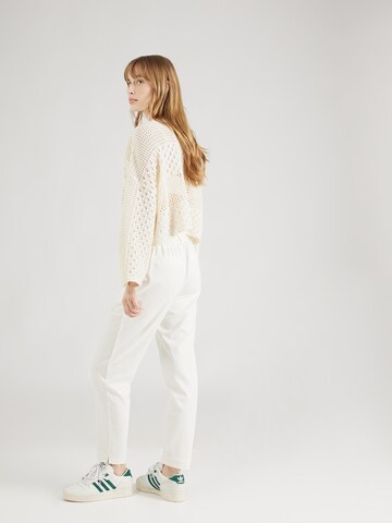 Effilé Pantalon 'LISA' OBJECT en blanc