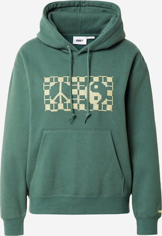 Obey Sweatshirt 'Zen' in Brown: front