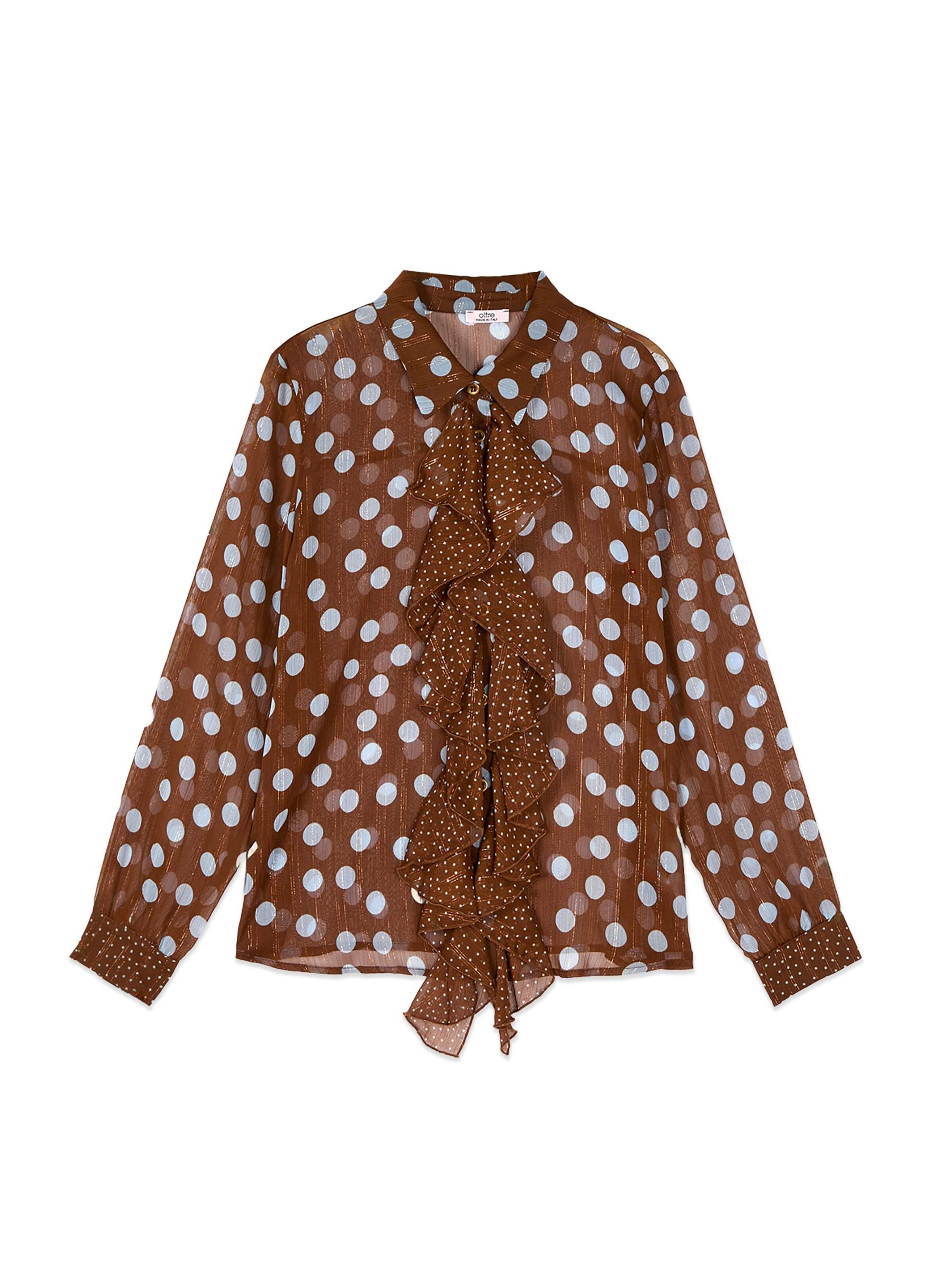 oltre Bluse‌‌‌‌‌‌‌‌‌ in Braun: Vorderseite