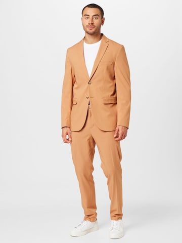 SELECTED HOMME Slimfit Puku 'LIAM' värissä beige: edessä