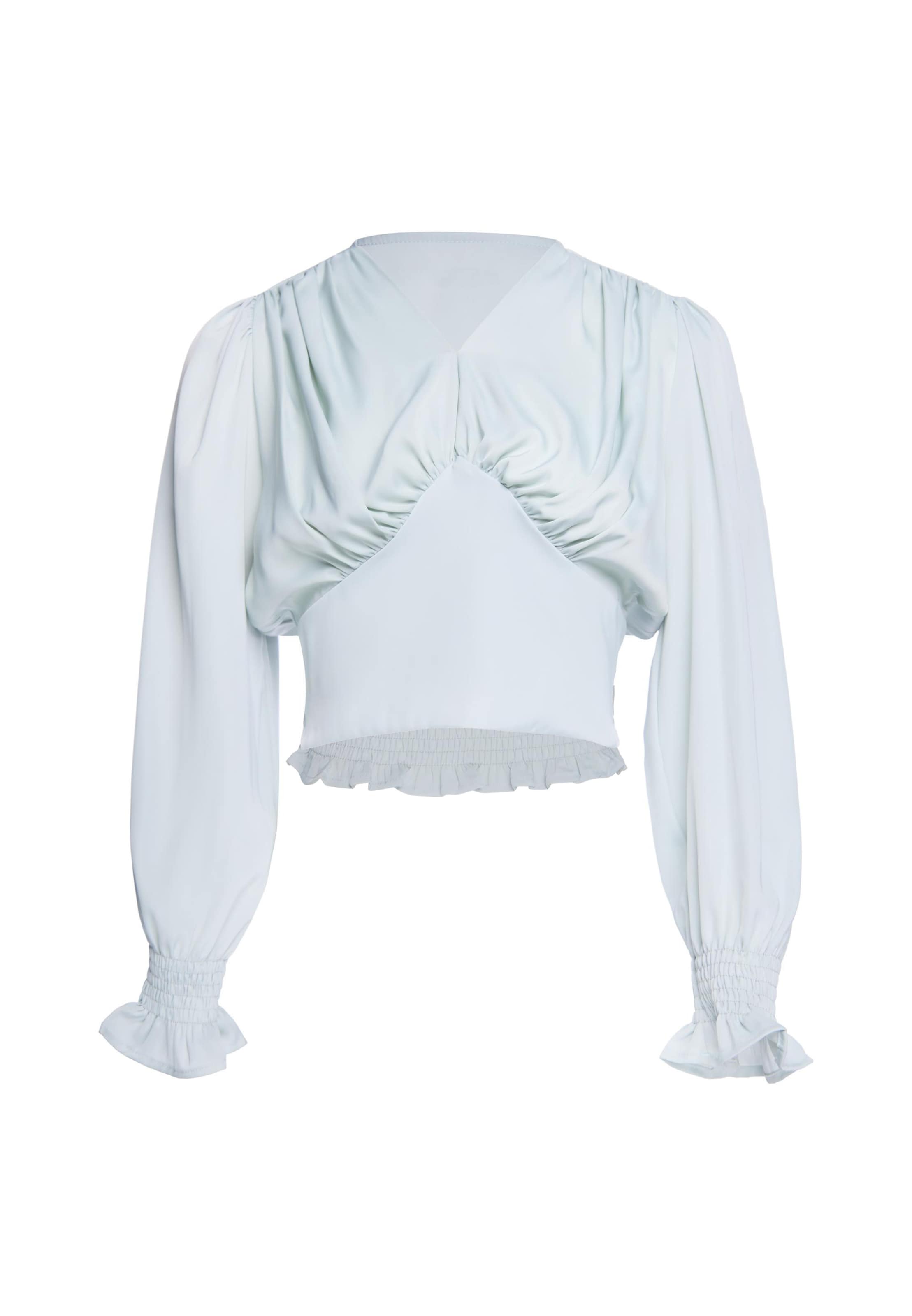 usha BLACK LABEL - Blusa em azul: frente