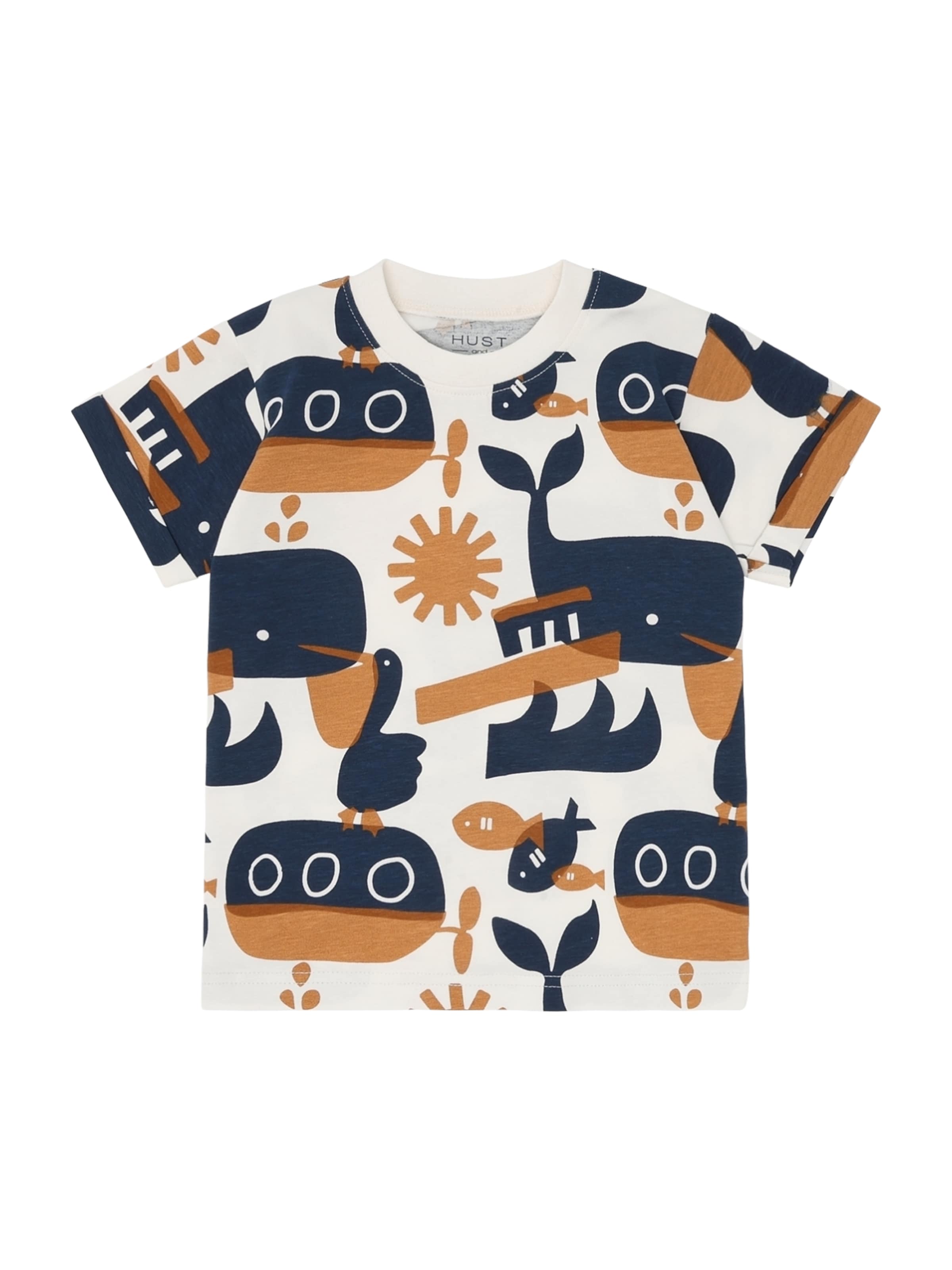 T-Shirt 'Anton Oceanlife' Hust & Claire en blanc : devant