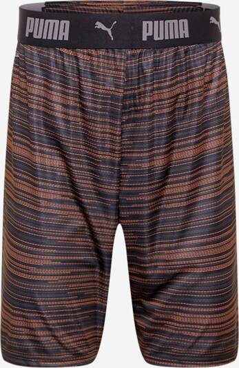 Pantaloni sport PUMA pe gri închis / portocaliu închis / negru, Vizualizare produs
