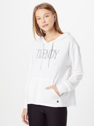 Sweat-shirt Key Largo en blanc : devant