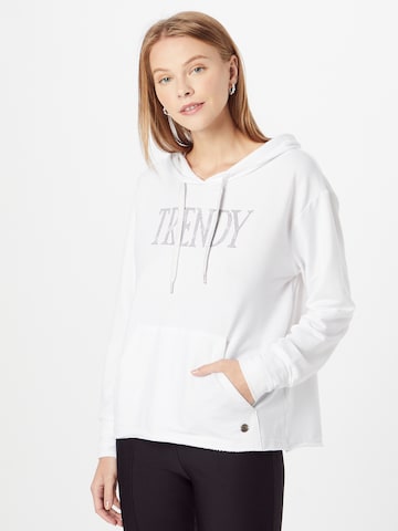 Key Largo Sweatshirt i vit: framsida