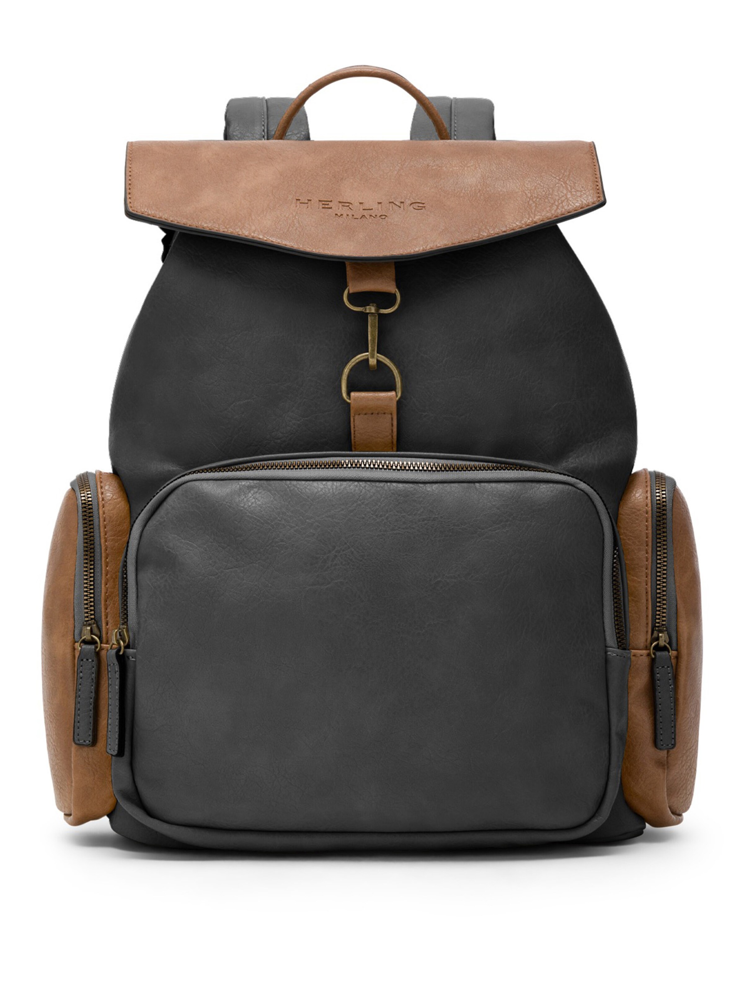 Herling Rucksack 'Bennett'‌‌‌‌‌‌‌‌‌ in Grau: Vorderseite