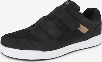 Baskets basses 'Wide Diabetic Walking Sneakers for Men' Tiestra en noir : devant