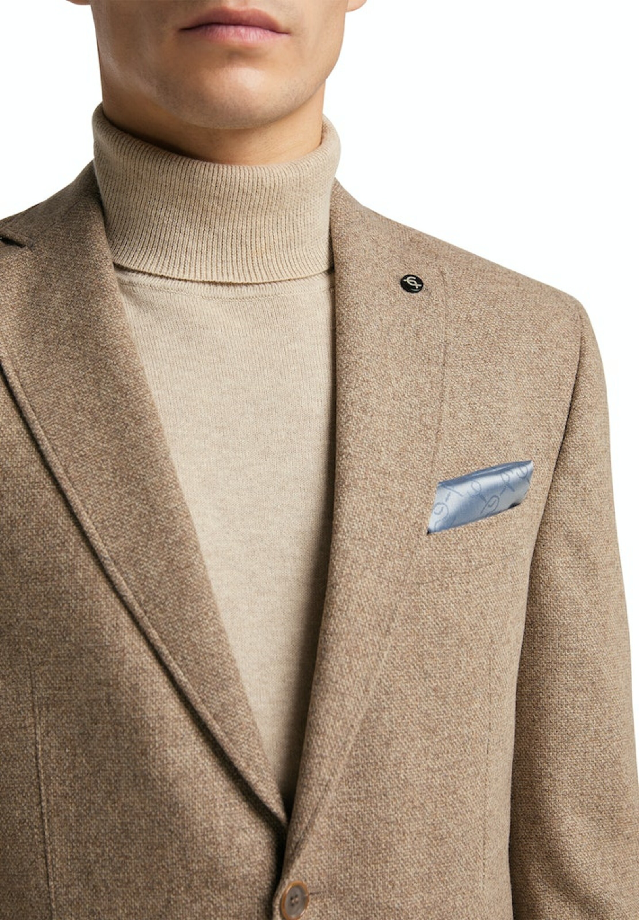 CARL GROSS Regular Fit Sakko in Beige