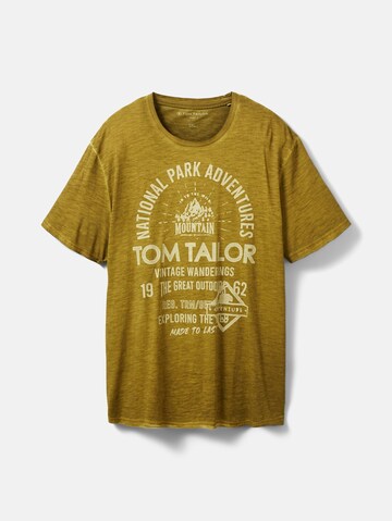 TOM TAILOR Men + - Camisa em verde: frente