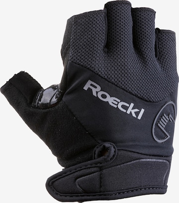 Roeckl Athletic Gloves 'Hagen' in Black: front