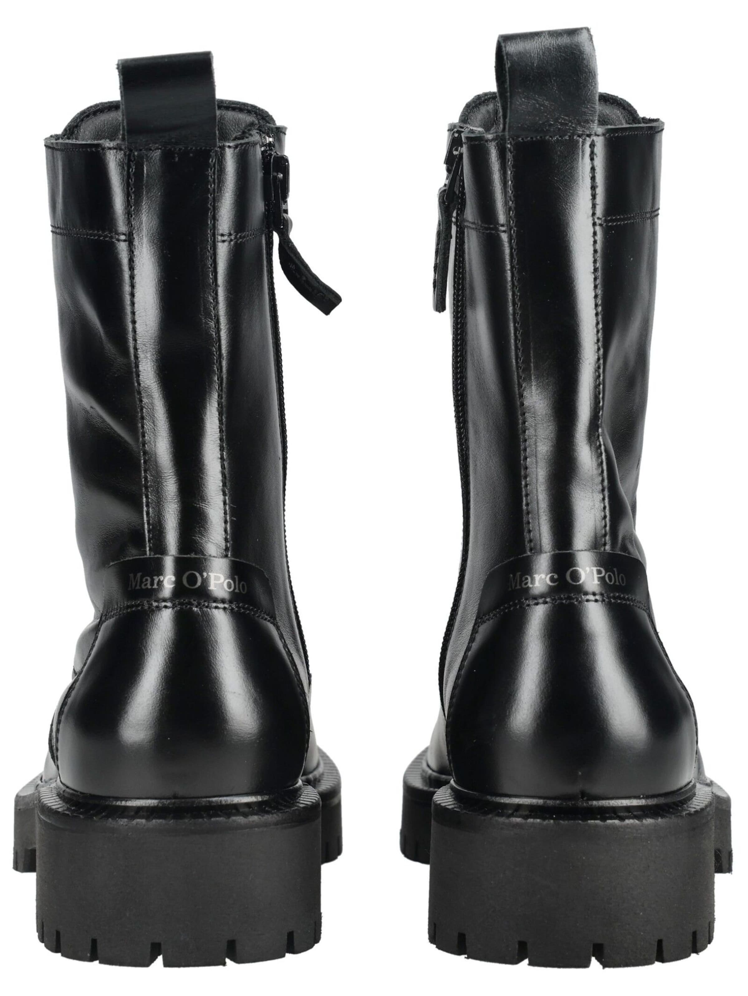 Stivaletto stringato di Marc O'Polo in nero