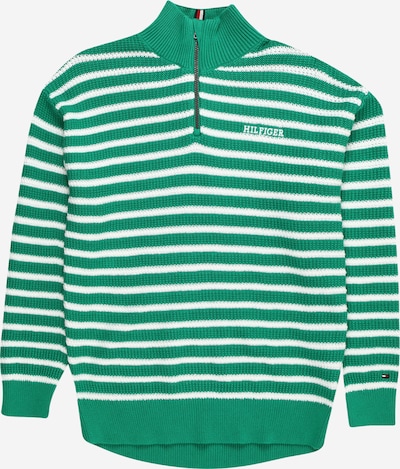 TOMMY HILFIGER Trui 'BRETON' in de kleur Riet / Wit, Productweergave