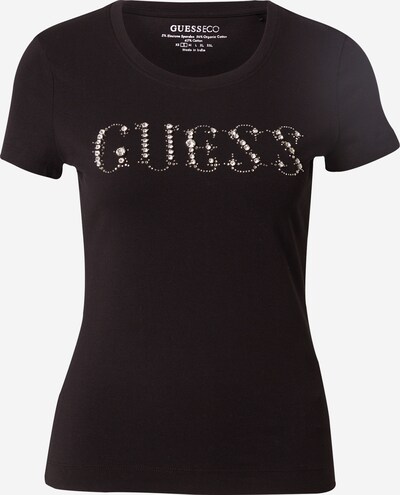 GUESS T-shirt en noir / transparent, Vue avec produit