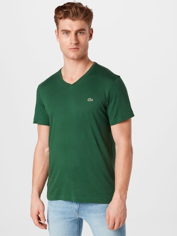 zaļš LACOSTE T-Krekls: no priekšpuses
