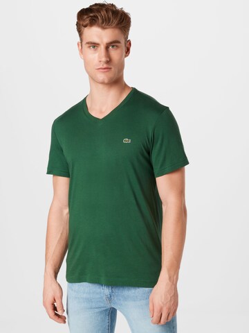 LACOSTE - Camisa em verde: frente