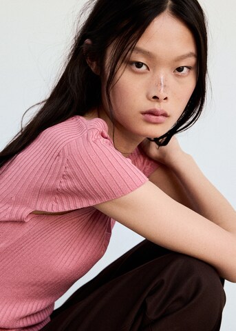 MANGO Sweater 'FRAMBU' in Pink