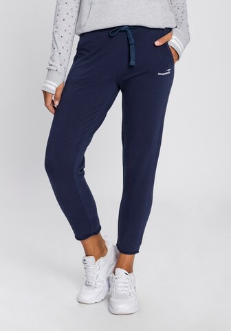 KangaROOS Tapered Pants in Blue: front