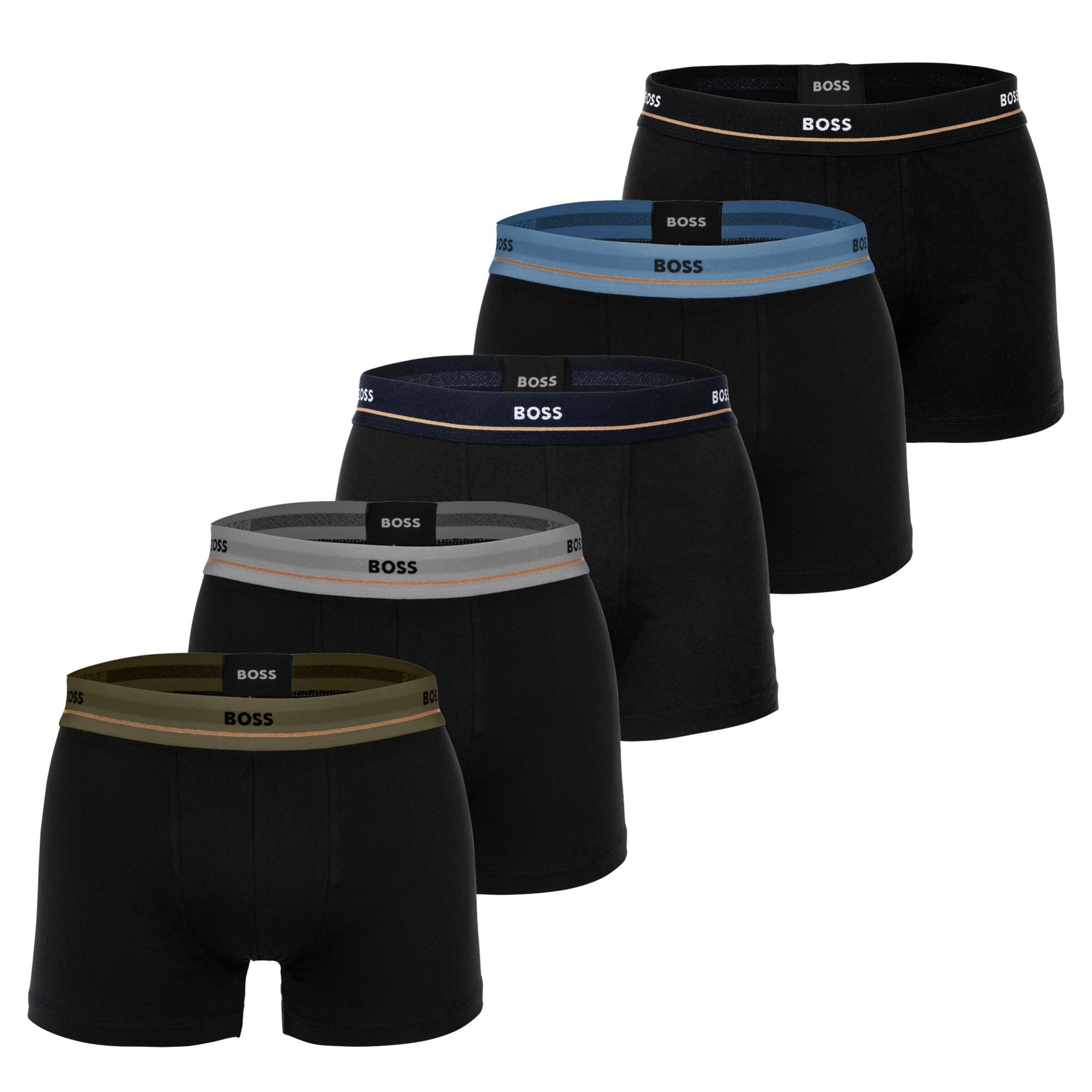 BOSS Boxer shorts in Black: front