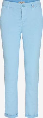 MOS MOSH Chino in Blauw: voorkant