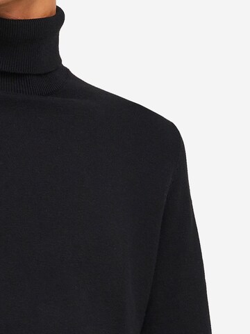 JACK & JONES Sweater 'Emil Knit' in Black