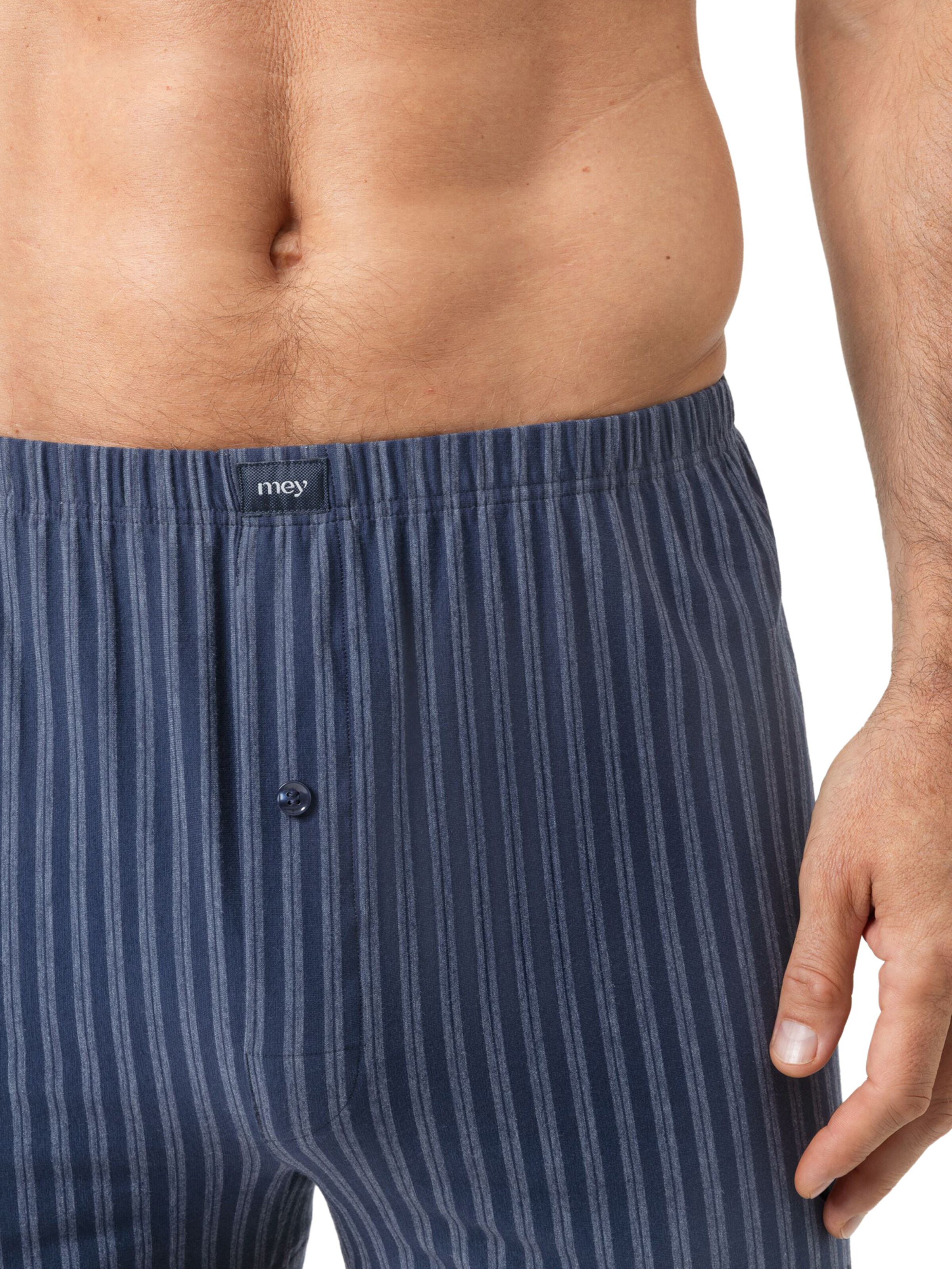 Mey Boxer shorts 'Denim Stripes' in Blue