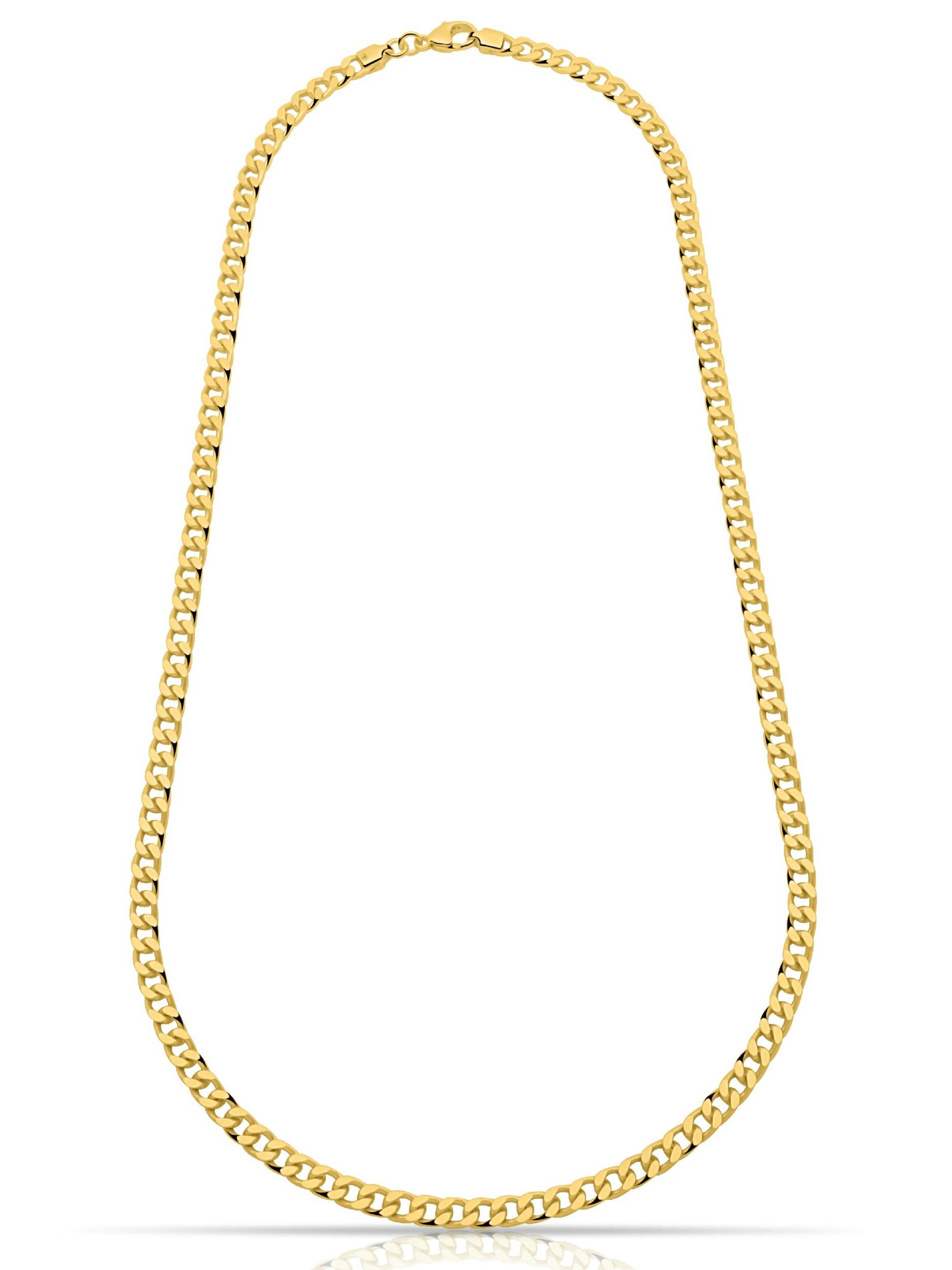 Tony Fein Kette 'Panzer'‌‌‌‌‌‌‌ in Gold: Vorderseite