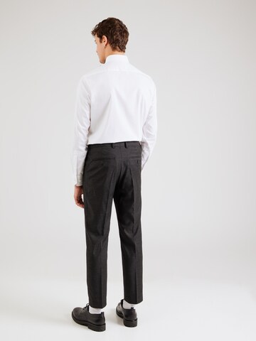 SELECTED HOMME Slim fit Trousers with creases 'SLHCEDRIC' in Grey