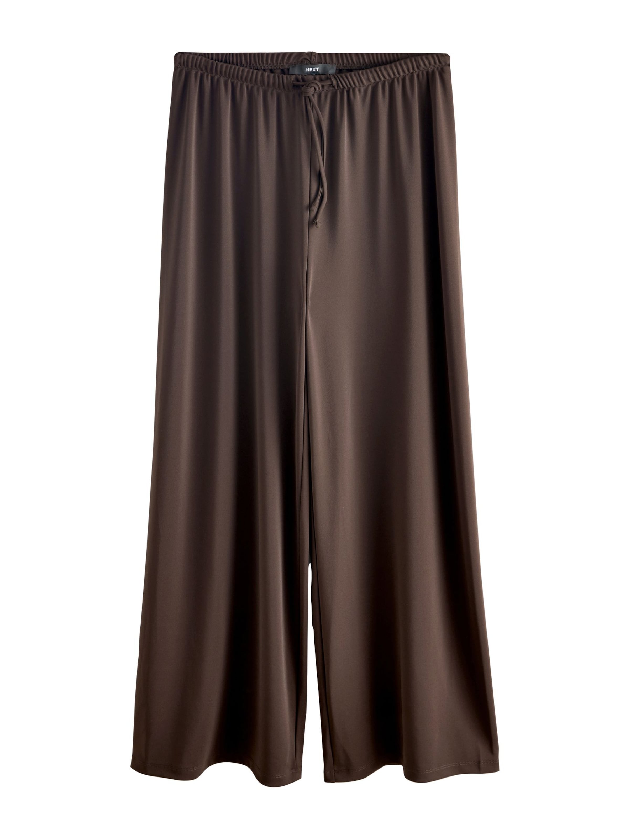 Next Широкий Штаны в Коричневый: спереди