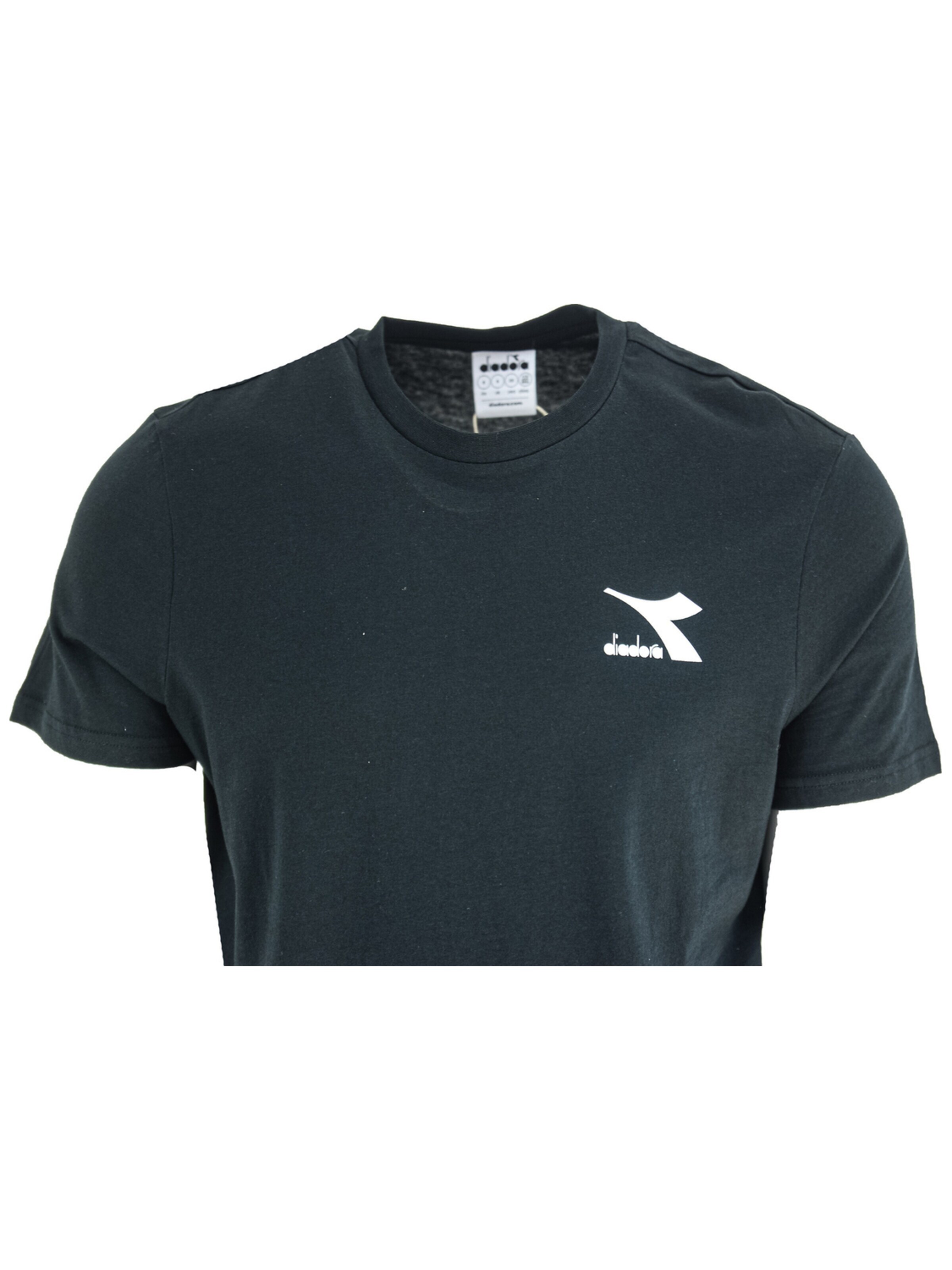 Diadora Shirt 'Diadora SS Core' in Zwart