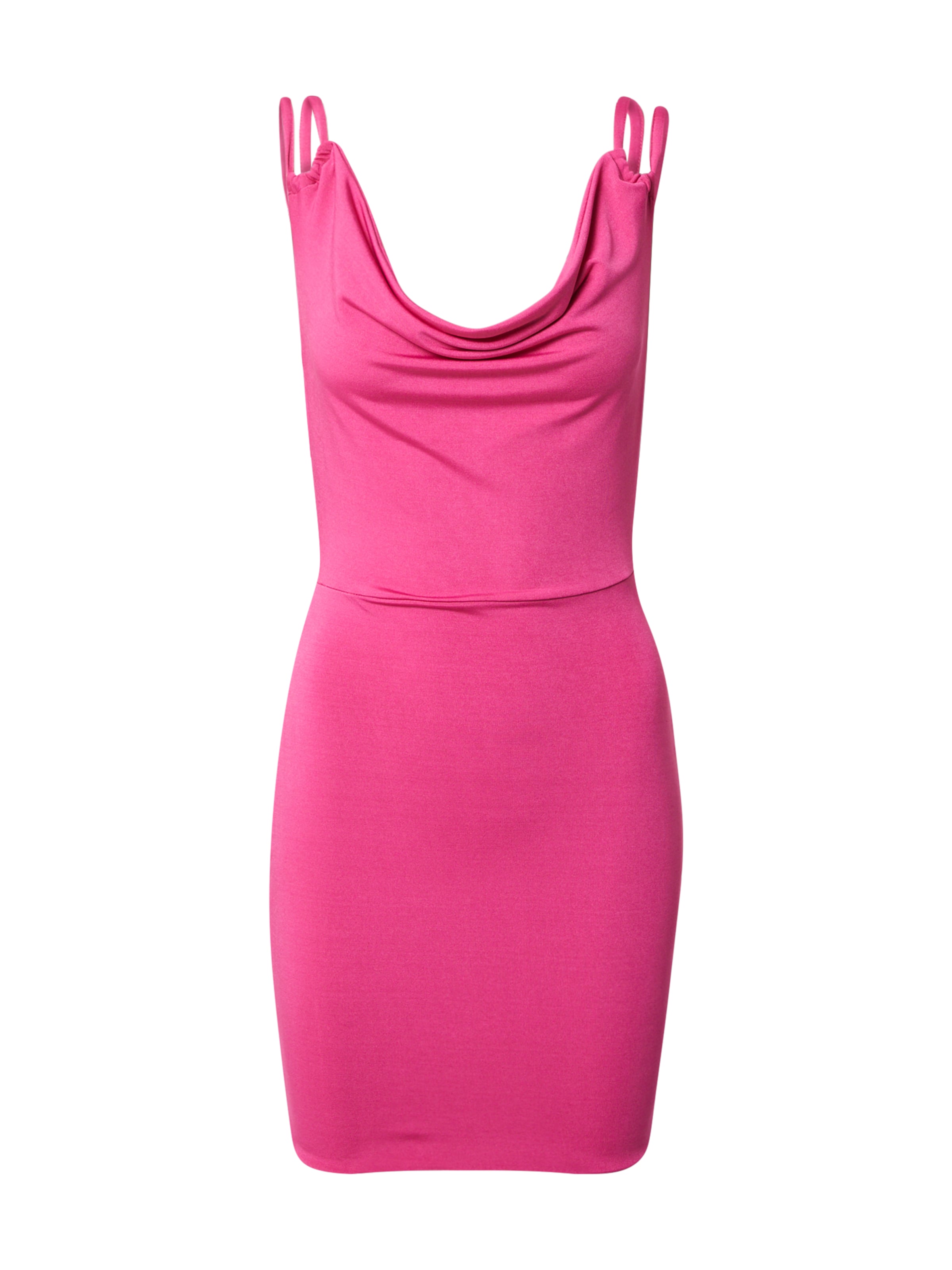 Abito da cocktail di Misspap in rosa: frontale