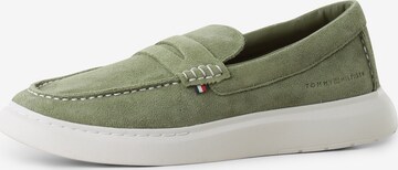 TOMMY HILFIGER Mocassins in Groen: voorkant