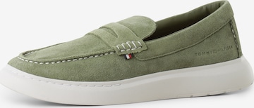 TOMMY HILFIGER Moccasins in Green: front