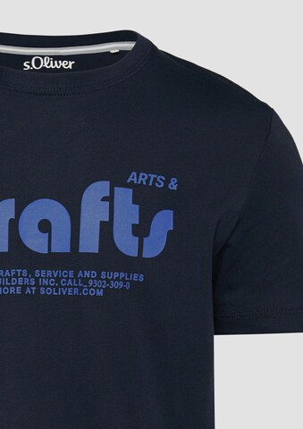 T-Shirt s.Oliver en bleu