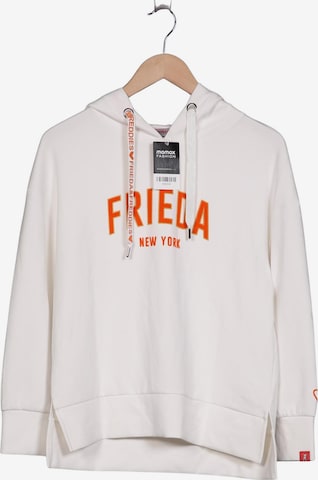Frieda & Freddies NY Kapuzenpullover XS in Weiß: Vorderseite